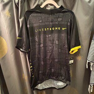 Nike Livestrong Men’s Cycling Jersey 3XL NWT Brand‎ New Zippered Shirt XXXL